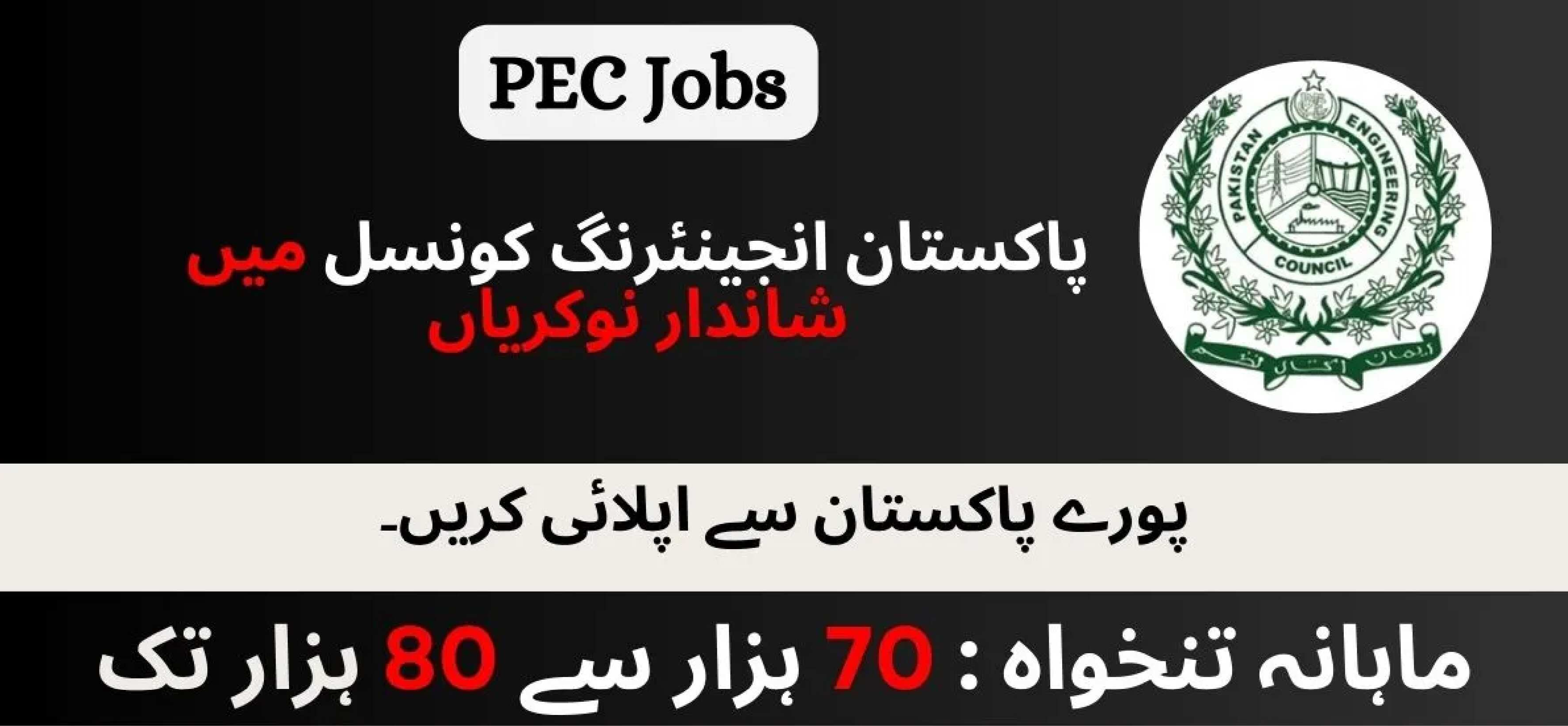 PEC Jobs 2023 | Latest Vacancies In Pakistan